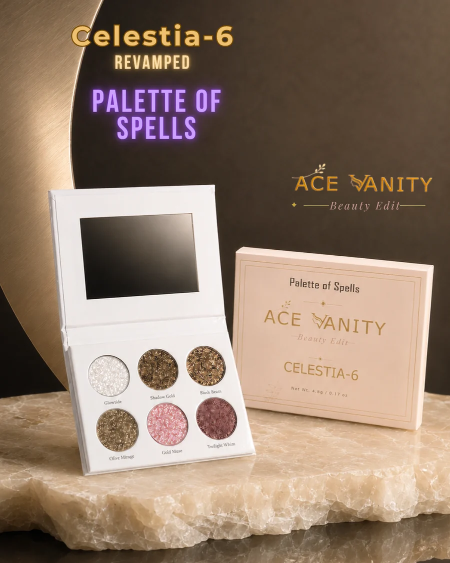 Celestia-6 Palette of Spells 6 premium glitter shades